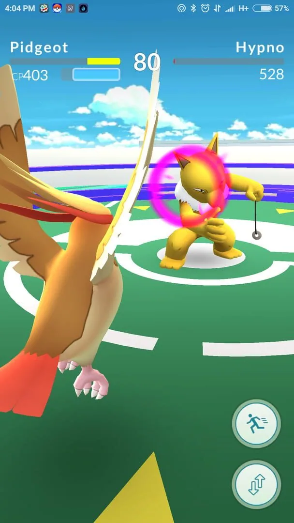 Capture du jeu Pokemon Go