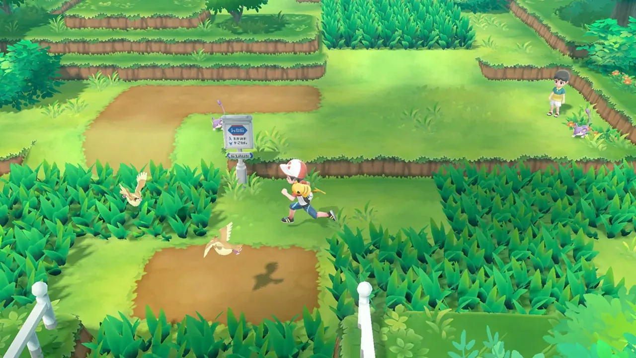 Capture du jeu Pokémon Let’s Go Pikachu et Evoli