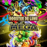 Visuel officiel du Booster de Luxe Méga du JCC Pokémon Pocket