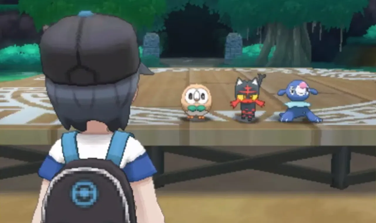 Capture du jeu Pokémon Soleil et Lune