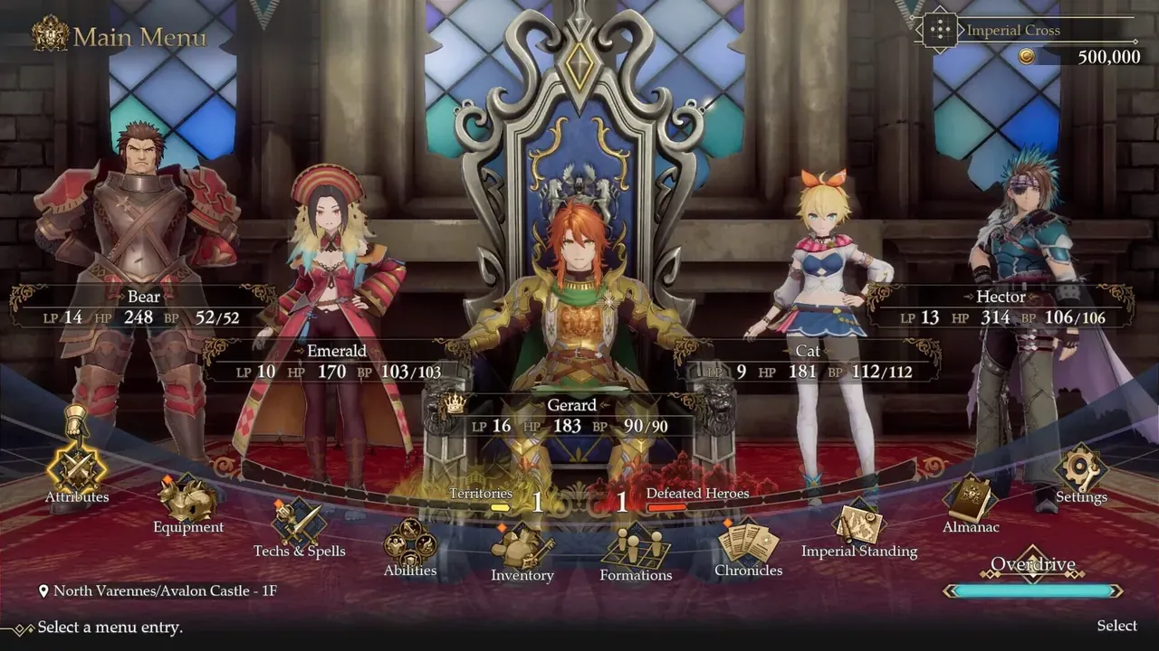 Capture du jeu Romancing SaGa 2: Revenge of the Seven