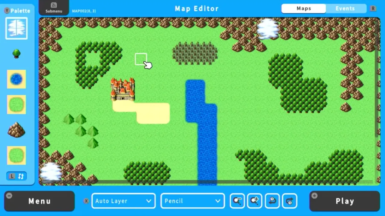 Capture du jeu RPG Maker With