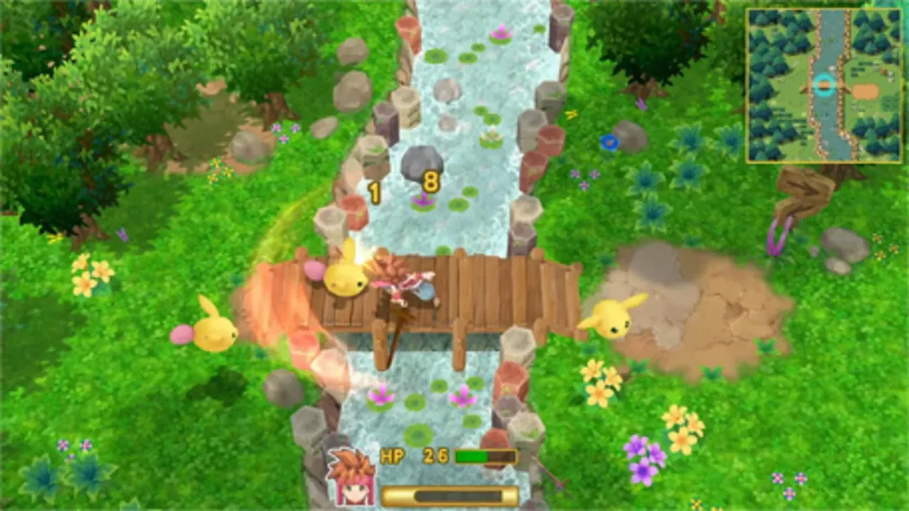 Capture du jeu Secret of Mana Remake
