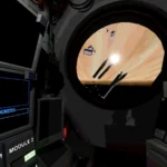 Le poste de pilotage et son hublot dans Signal Lost