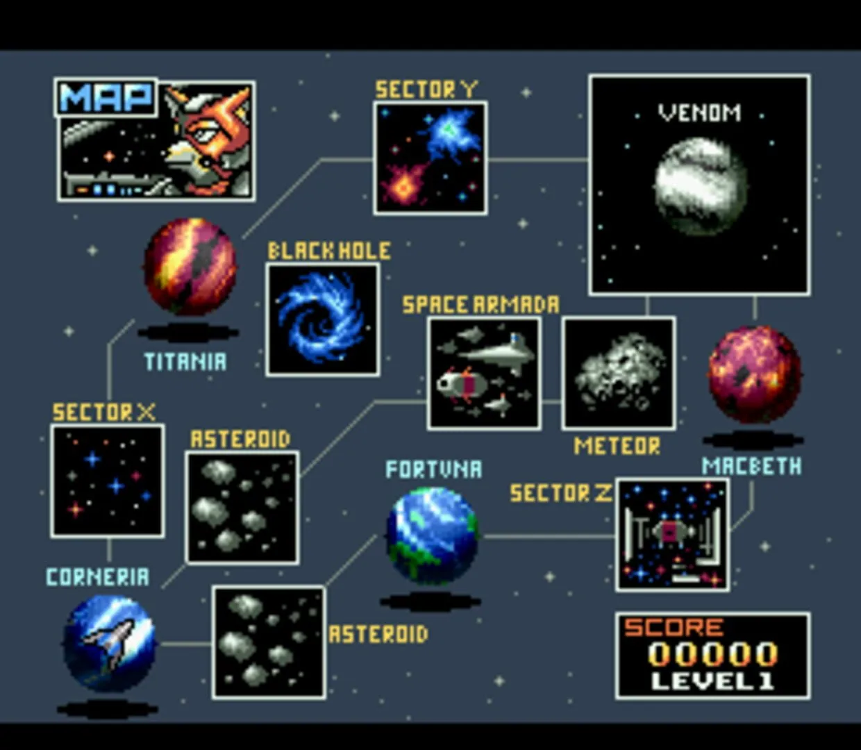 Capture du jeu Star Fox
