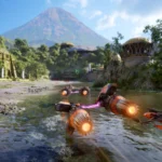 Capture de Star Wars: Galactic Racer, des bolides en course au-dessus de l'eau