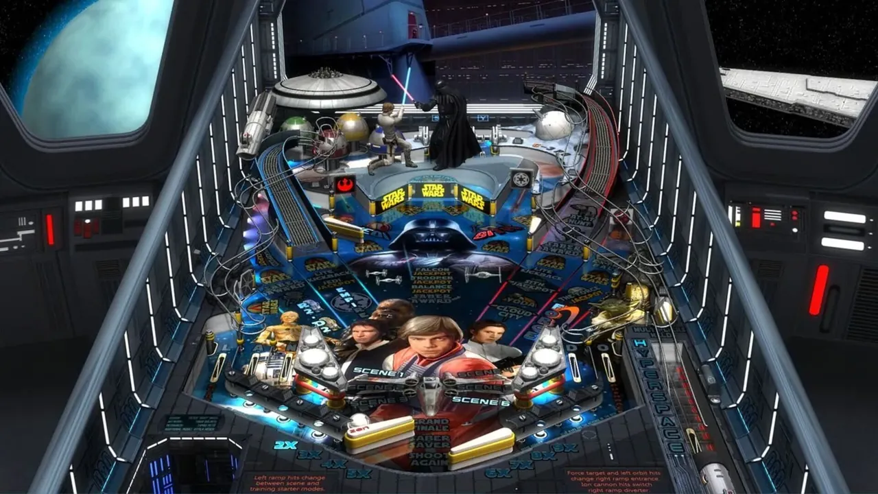 Capture du jeu Star Wars Pinball