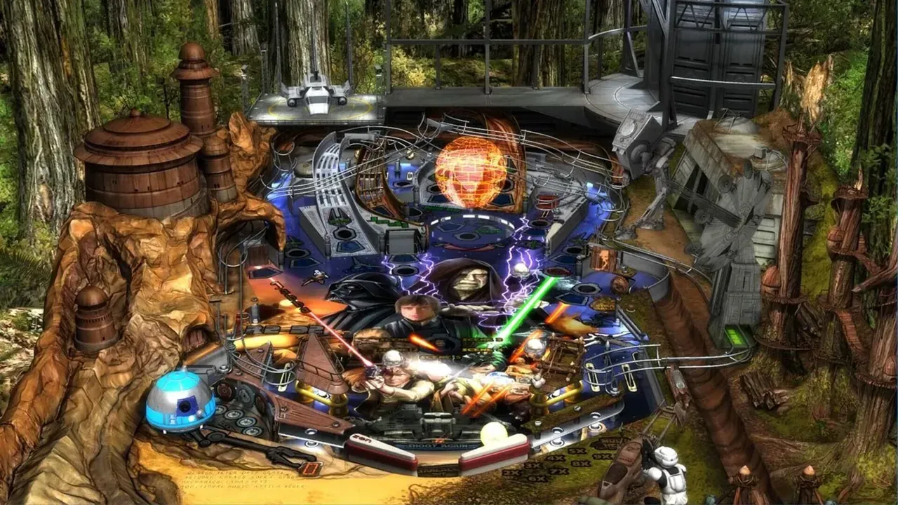 Capture du jeu Star Wars Pinball