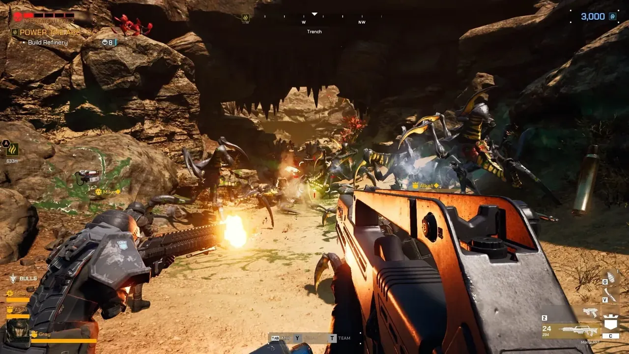 Capture du jeu Starship Troopers: Extermination