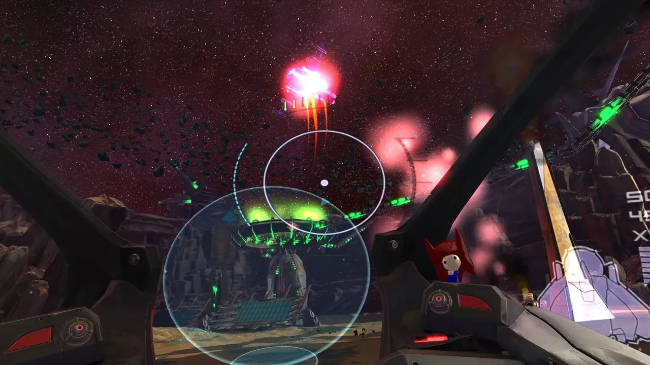 Capture du jeu Super Stardust Ultra VR