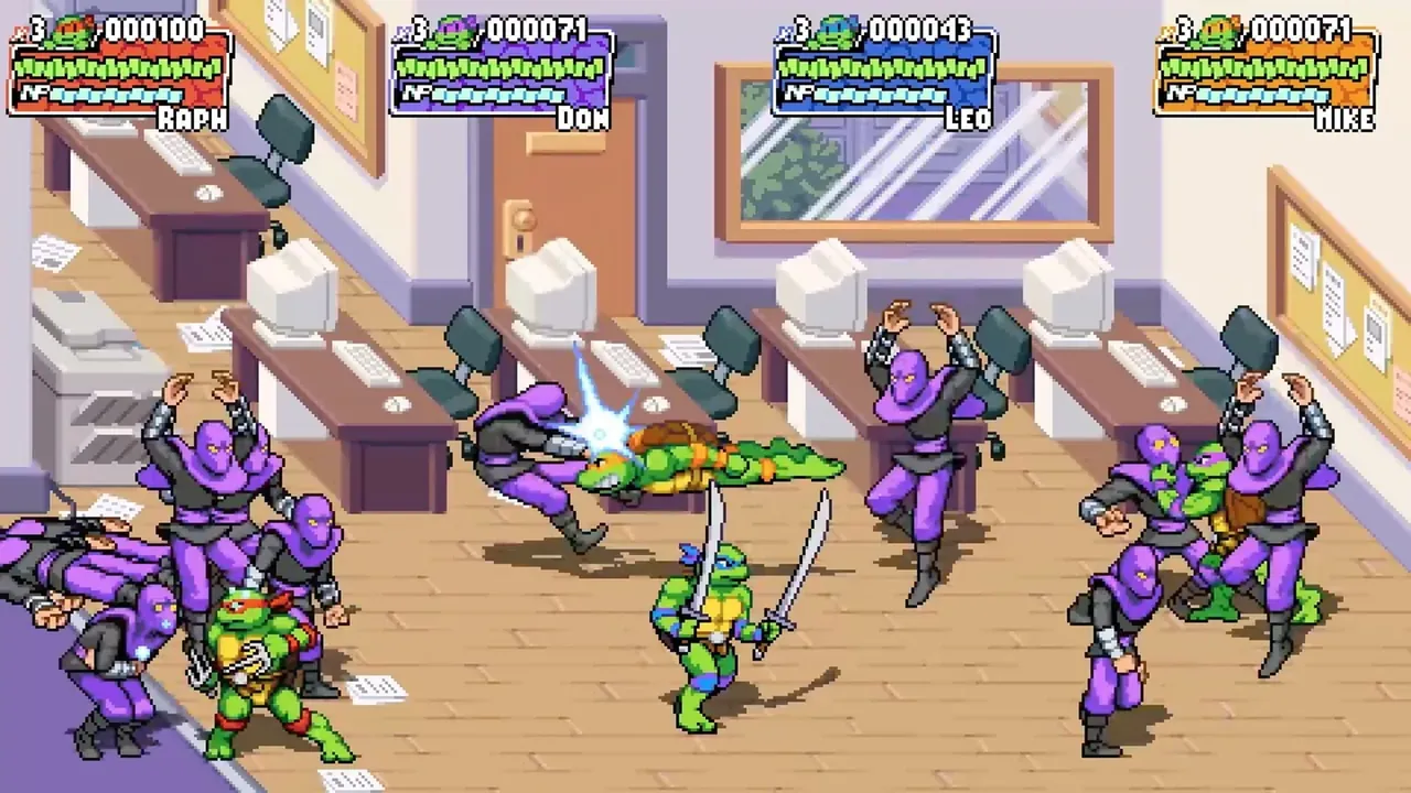 Capture du jeu Teenage Mutant Ninja Turtles: Shredder’s Revenge