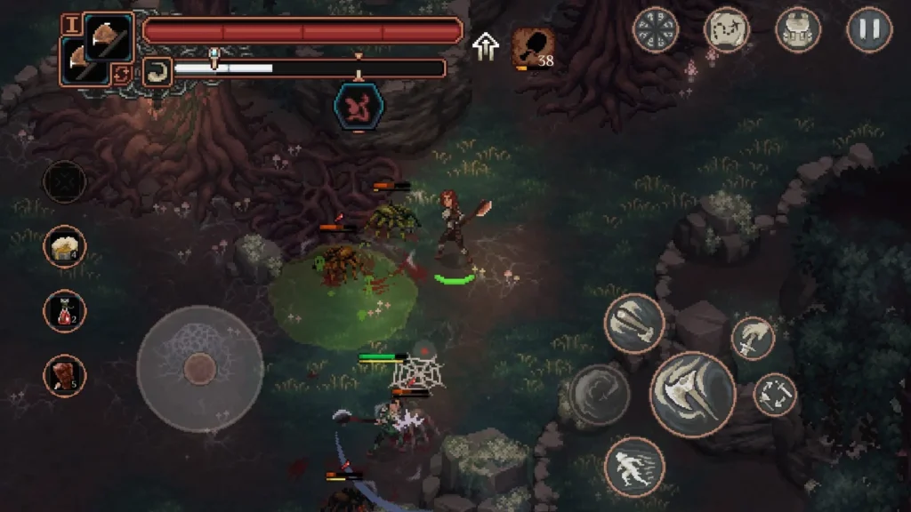 Drova: Forsaken Kin, RPG d'action en pixel art