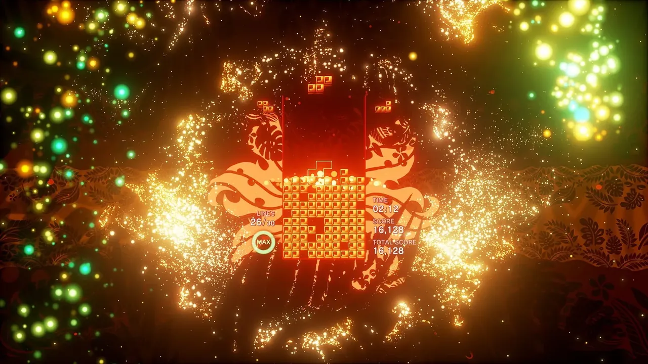 Capture du jeu Tetris Effect