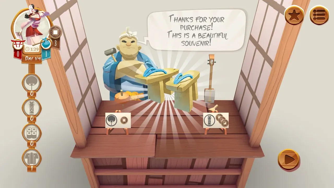 Capture du jeu Tokaido