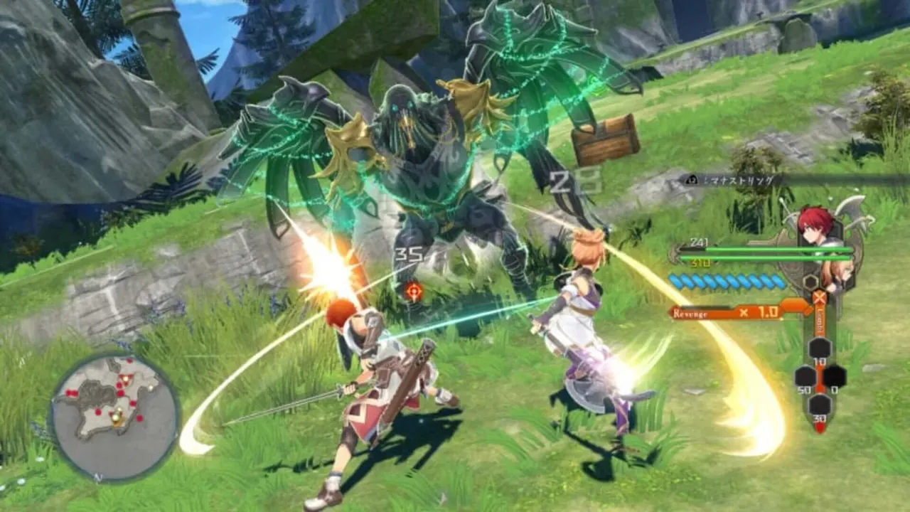 Capture du jeu Ys X: Nordics