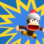 Un singe Pipo Monkey sur l'illustration officielle d'Ape Escape