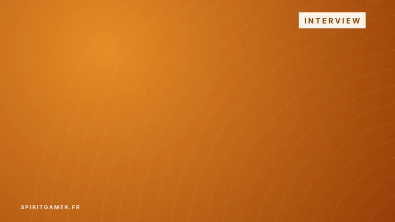 Bandeau orange de la rubrique Interview de SpiritGamer