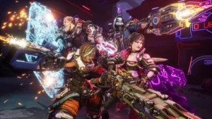 Les Chasseurs de l'Arche de Borderlands 4 en plein combat