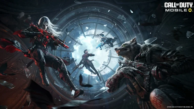 Un vampire et un loup-garou armés face à face, visuel de la saison 9 de CoD Mobile