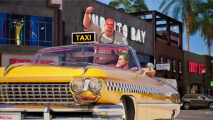 Crazy Taxi World Tour : un chauffeur et son taxi jaune