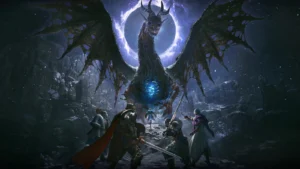 Le Dragon déchu face aux Insurgés, visuel officiel de Dragon's Dogma 2: Dark Arisen