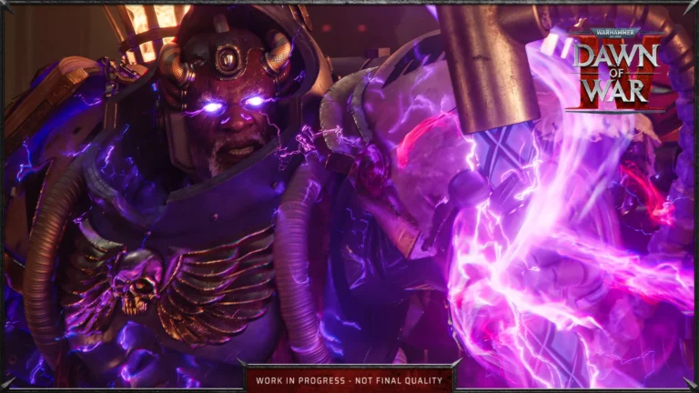 Un seigneur Nécron dans Warhammer 40,000: Dawn of War IV