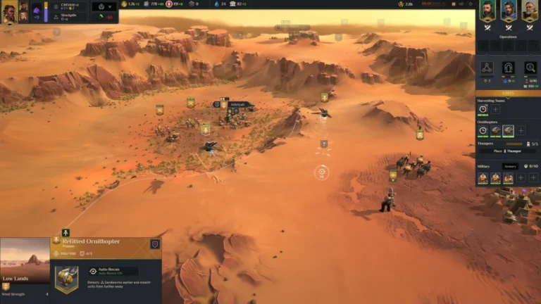 Capture officielle du jeu Dune: Spice Wars