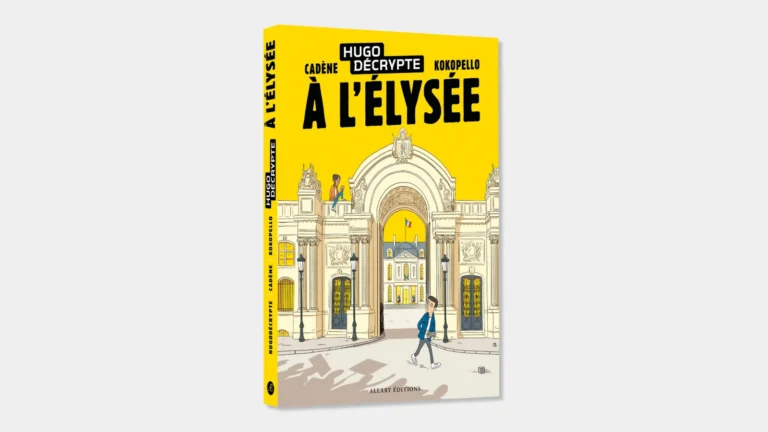 Couverture de la bande dessinée HugoDécrypte à l’Élysée