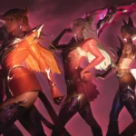 K/DA FIRESTARTER : Ahri, Akali, Evelynn et Kai'Sa sur le visuel officiel de Riot Games