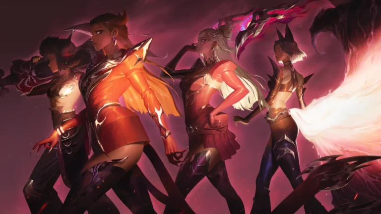 K/DA FIRESTARTER : Ahri, Akali, Evelynn et Kai'Sa sur le visuel officiel de Riot Games