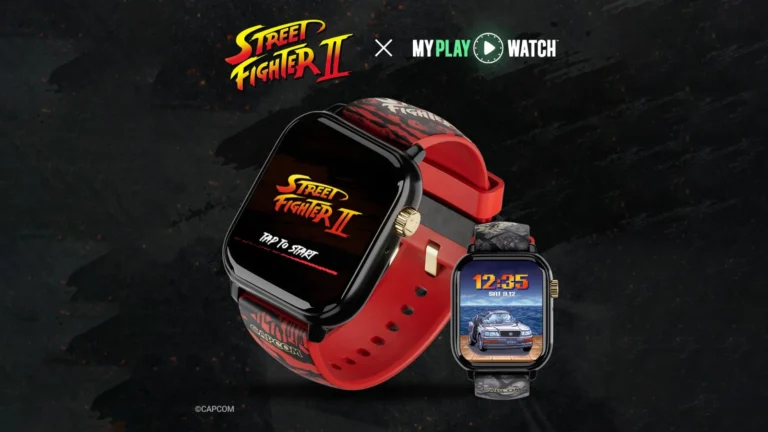 Montre My Play Watch Street Fighter II avec ses deux bracelets