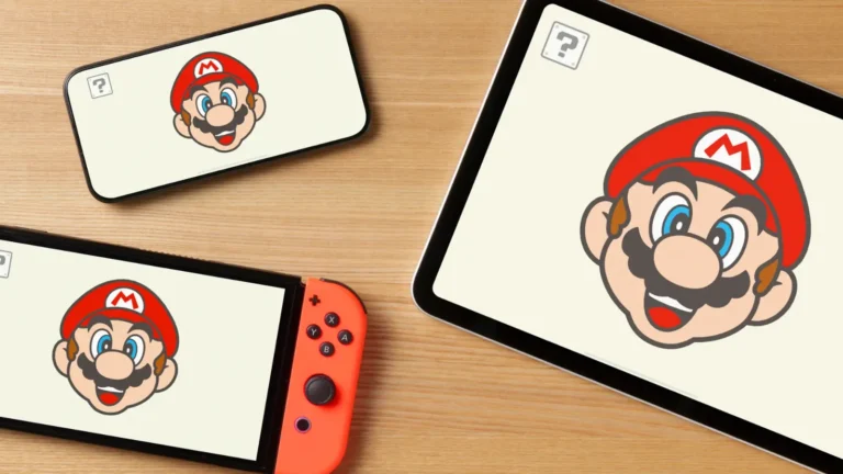 My Mario : le visage de Mario sur Nintendo Switch, téléphone et tablette