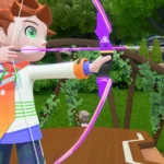 Nintendo Switch Sports Resort : un Sportsmate au tir à l’arc sur l’île Wuhu