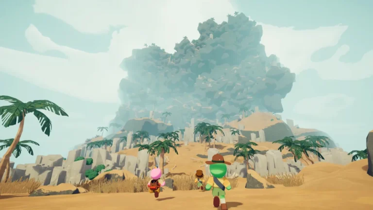 Grimpeurs de PEAK sur une île tropicale