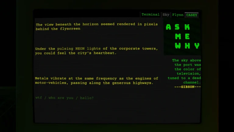 Radiotext, capture de test
