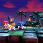 Sonic, Tails, Knuckles et Amy dans Sonic Superstars