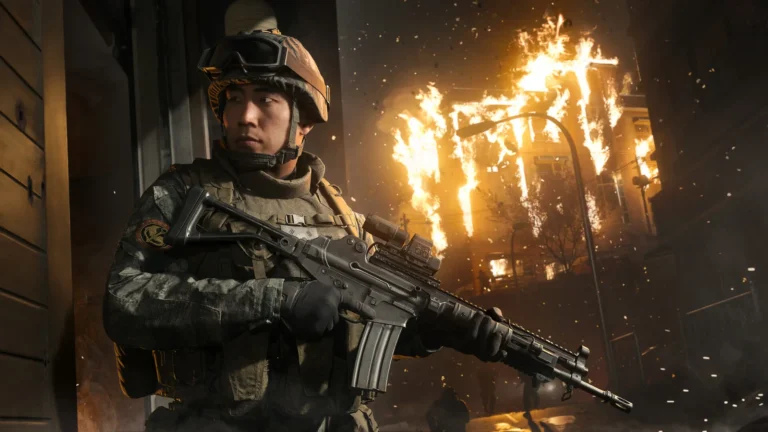 Un soldat de Call of Duty: Modern Warfare 4 en mission