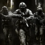 Une escouade de Call of Duty: Modern Warfare 4 avance dans une ruelle de nuit