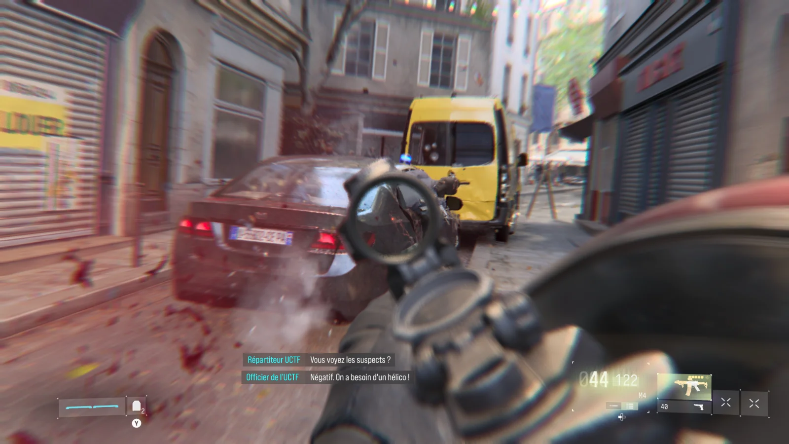 Une fusillade dans une rue de Paris dans Call of Duty: Modern Warfare 4
