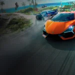 Une supercar sur une route d'Hawaï, visuel officiel de The Crew Motorfest