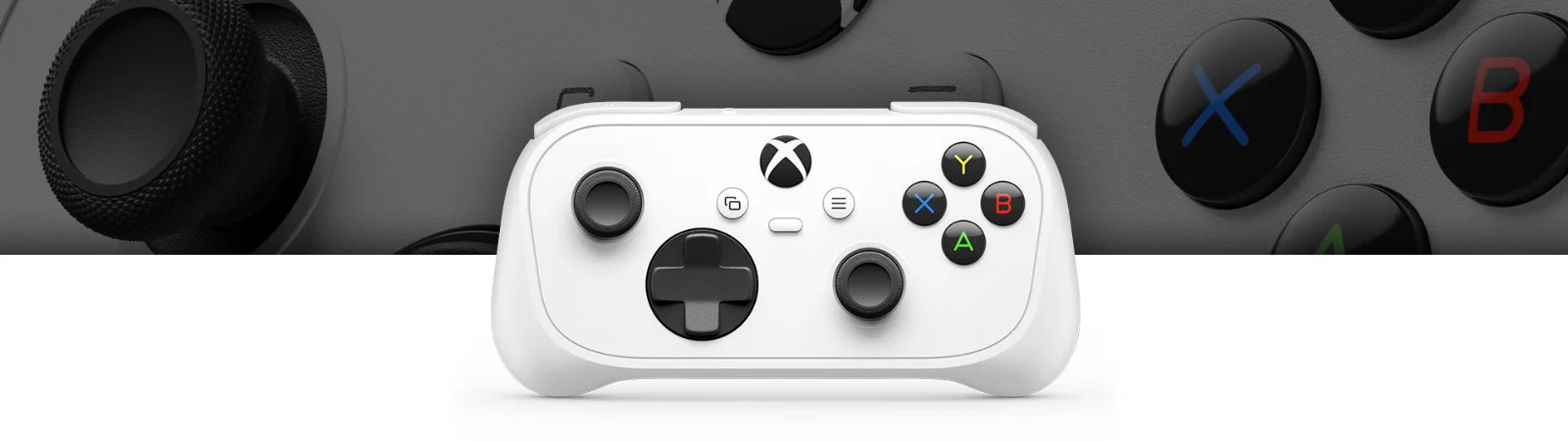 Vue avant de la manette Xbox Nano