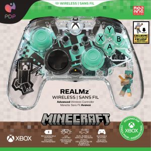 REALMz Wireless Controller Minecraft Diamond Print PKG